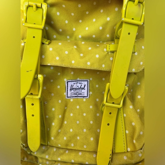 Herschel Supply Company Yellow Polka Dot Backpack - Picture 4 of 13
